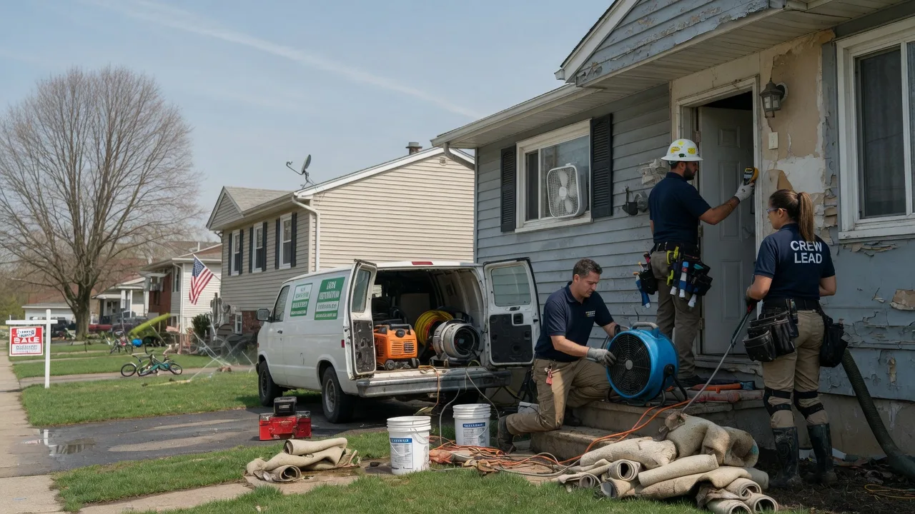Flood Cleanup in Elmwood Park, IL near me