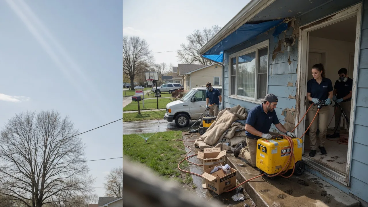Basement Flood Cleanup in Elmwood Park, IL near me